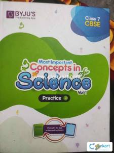 Class 7 practice book with important concepts set of 2 of science