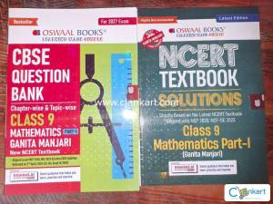 Class 9 Math (Ganit Manjari), Oswaal set of 2 books for 2027