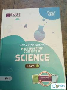 Class 9 Maths, Science Byjus books