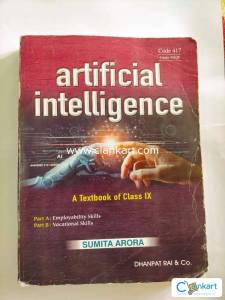 Class 9 artificial intelligence book..sumita arora