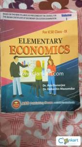 Class 9 icse board economic book at very good condition