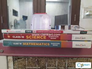 Class 9th and tenth books for math and science and sample paper