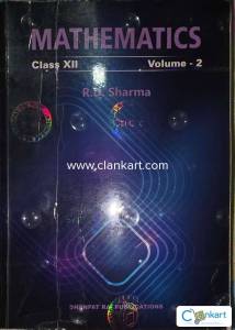 Class XII Mathematics Vol 1 & 2 by R.D.Sharma