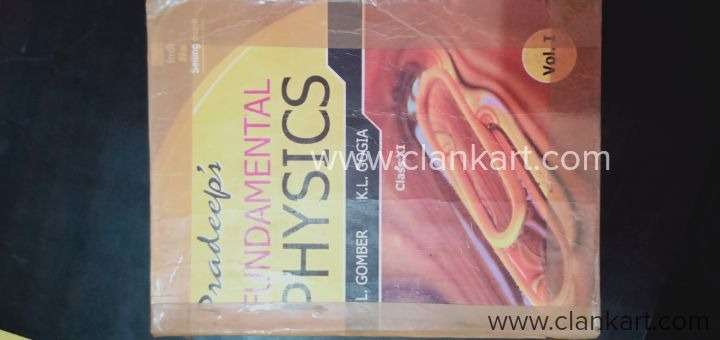 Class XI Physics book - Pradeeps FUNDAMENTAL PHYSICS - Vol 1