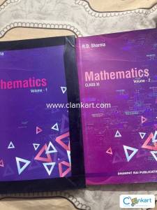 Class XI RD Sharma Mathematics (Vol 1 and Vol 2)