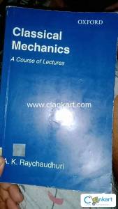 Classical mechanics for AK RayChaudhari