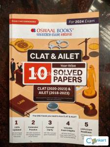 Clat and Ailet solved papers by Oswal