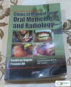 Clinical Manual for Oral Medicine and Radiology Ravikiran Ongole