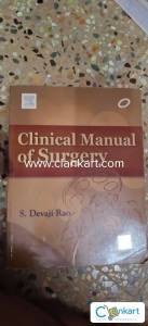 Clinical Manual of Surgery - DEVAJI RAO, A must have for your surgical