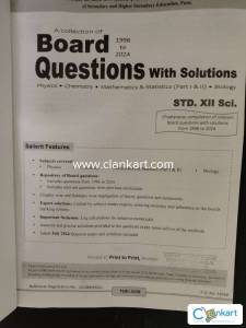 Collection of board questions with solutions upto 2024 std 12 science