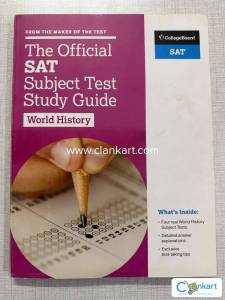 College Board Official SAT World History Subject Test study guide
