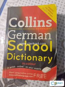 Collins German Dictionary & a German book (free )