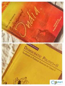 Combo NCERT geography+Politics Class 10