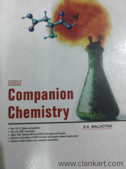 Companion Chemistry XII vol 2 SK Malhotra 2013 used