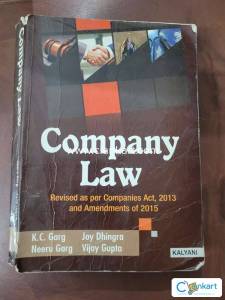 Company Law by KC Garg, Neeru Garg, Joy Dhingra, Vijay Gupta. Kalyani