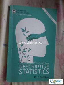 Complementary course Descriptive statistics
