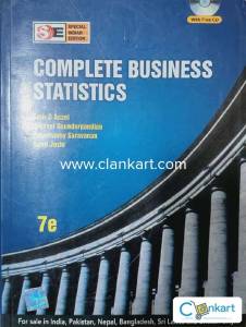Complete Business Statistics