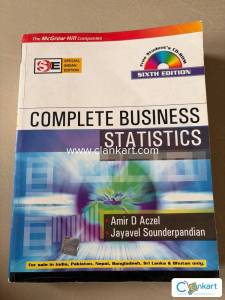 Complete Business Statistics