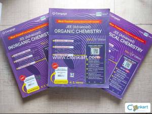 Complete Cengage JEE Advanced Chemistry Set (6 Books) + Bonus package