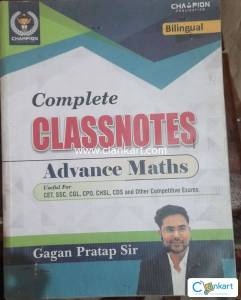 Complete Classnotes Advance Maths  Bilingual  Gagan Pratap Sir  Cha