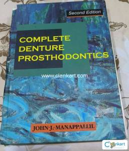 Complete Denture Prosthodontics John J Manappallil