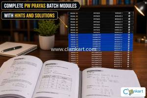 Complete PW JEE PRAYAS Batch Modules