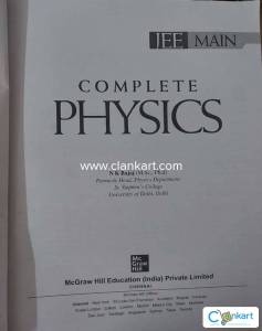 Complete Physics for JEE MAIN