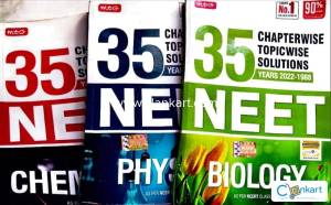 Complete Set of 3: 35 Years NEET Chapterwise Solutions (PCB)