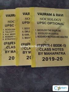 Complete Vajiram n Ravi sociology Upsc handwriting notes --paper 1 p