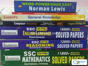 Complete book set for SSC CGL, CHSL, ..etc