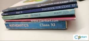 Complete class 11 NCERT textbook set (physics, chemistry,maths)