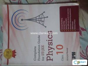 Complete foundation guide for IIT-JEE physics class 10
