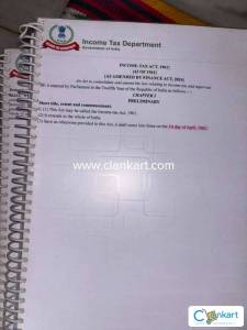 Complete set of Income tax act 1961 Rule Book & GST Act