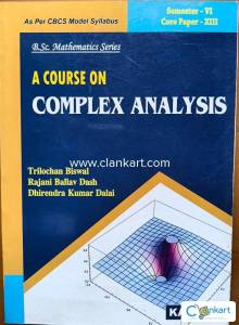 Complex Analysis (Analysis-IV) B.Sc. Hons. + Free Linear Algebra Book