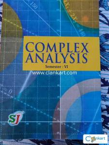 Complex Analysis for BSc students