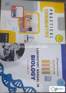 Comprehensive Practical book chemistry & Biology for class 11