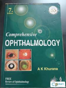 Comprehensive ophthalmology A K khurana 7th edition