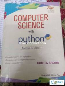 Computer Science Textbook With Python For Class XI