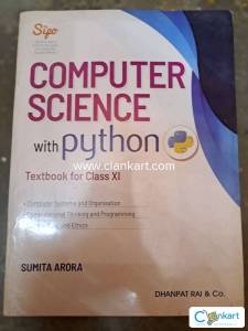 Computer Science With Python For Class 11