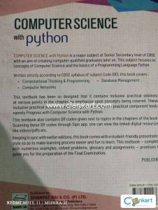 Computer Science book class 12 by smita arora