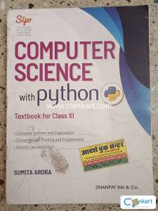 Computer Science with Python Textbook for Class XI by Sumita Arora