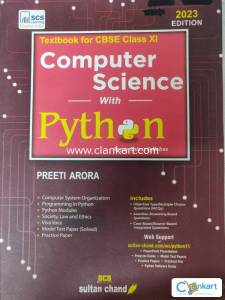 Computer Science with Python : Textbook for CBSE Class 11