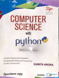 Computer Science with Python for class XI