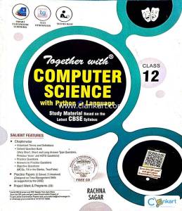 Computer Science with python language for class 12 cbse