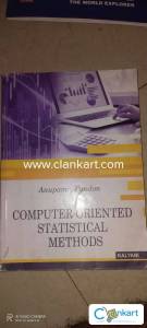 Computer oriented statistical methods