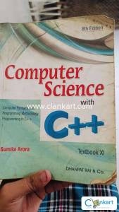 Computer science c++ for class 11th, sumit arora