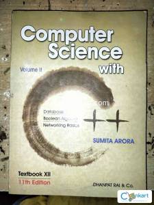 Computer science with C++,volume1 and volume 2,class 12(sumita arrora)