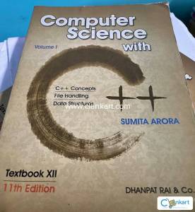 Computer science with c++ book for class 12th