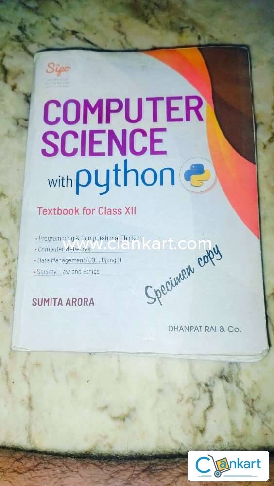 Buy 'Computer Science With Python Textbook And Practical Book For Class ...