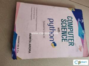 Computer science with python by Sumit Malhotra with practical book
